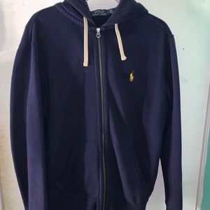 Polo Zip Up Hoodie